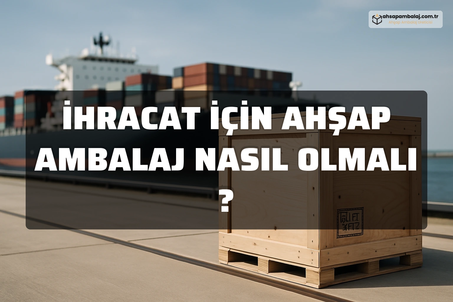 İhracat İçin Ahşap Ambalaj Nasıl Olmalı ?